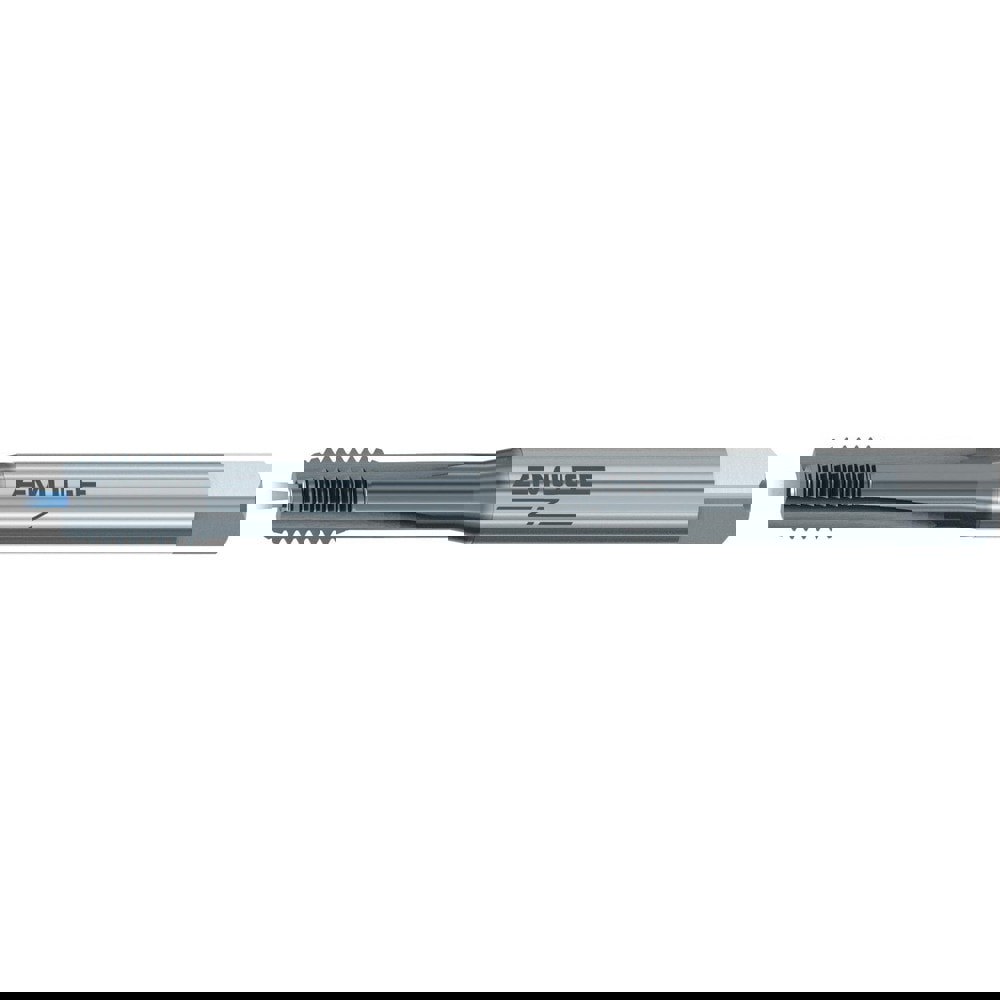 Straight Flute Tap: #10-24 UNC, 3 Flutes, Bottoming, 2B Class of Fit, Cobalt, TiCN Coated