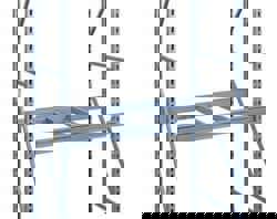 Bulk Storage Welded Rack End Framing Upright: 1-3/4