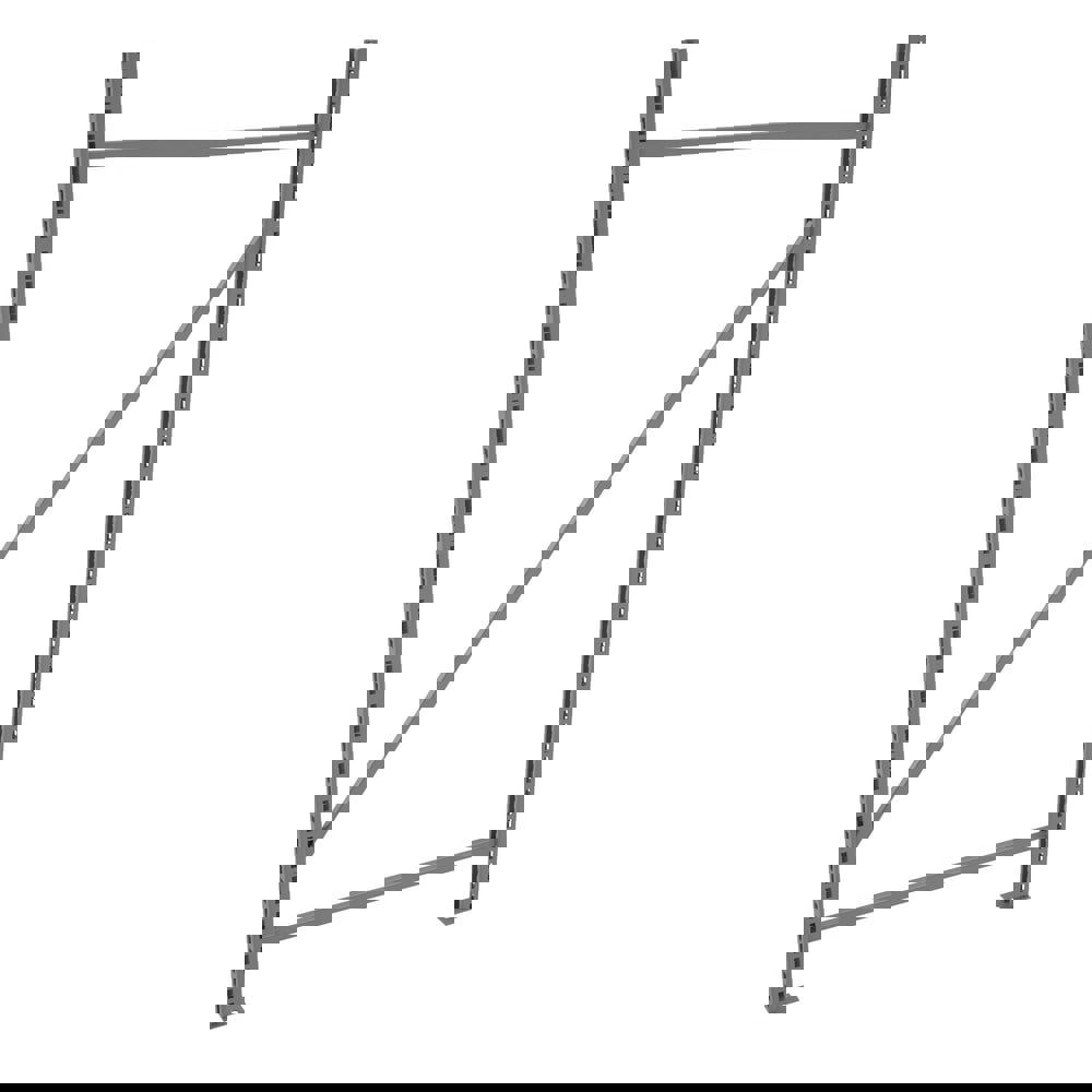 Bulk Storage Welded Rack End: 1-3/4