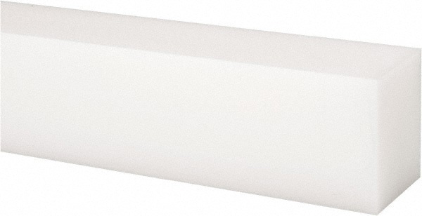 Plastic Bar: Acetal, 1-1/4
