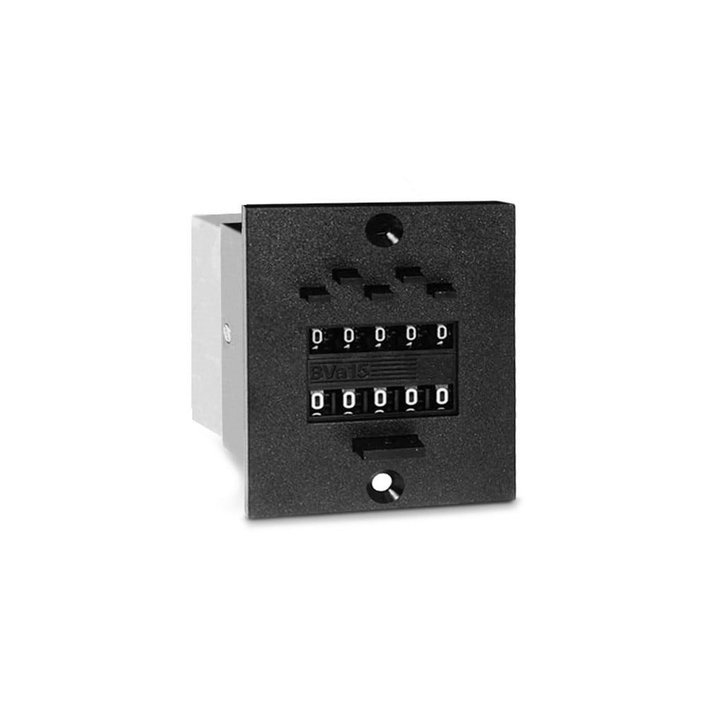 Counters & Totalizers; Counter Type: Electromechanical Counter ; Display Type: Mechanical ; Mount Type: Front Panel ; Reset Type: Front Panel Push Button ; Maximum Count: 99999 ; Scaler: No