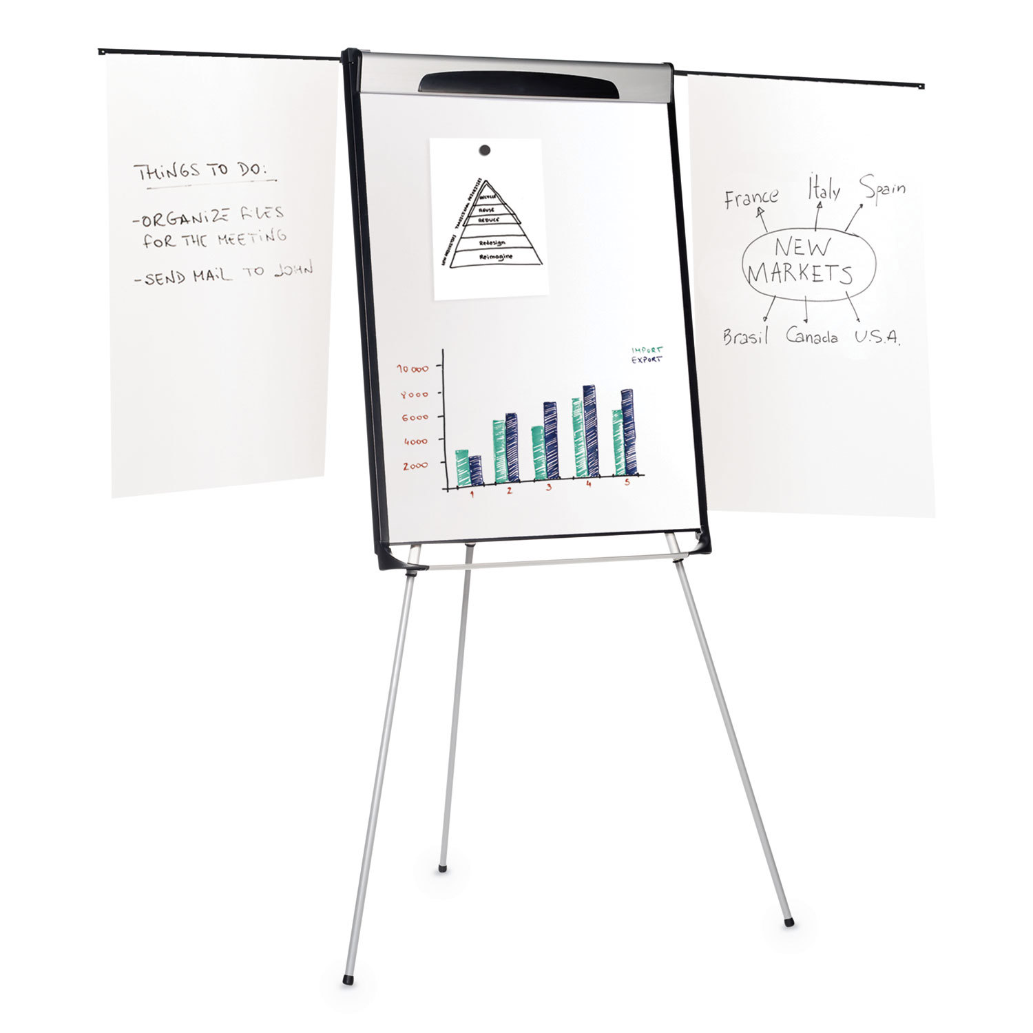 EASEL,TRI-POD,MAGNTC,BK