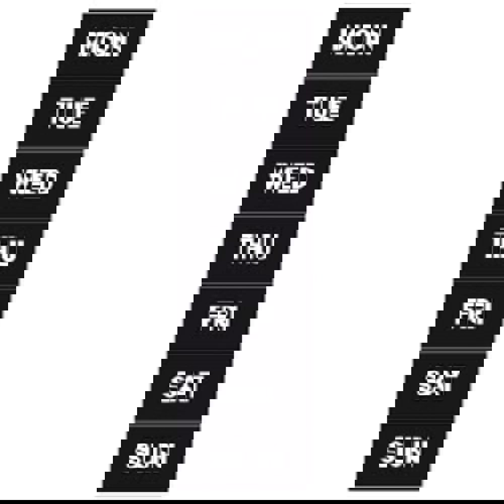 MAGNET,TAPE,DAYS,7PK,WH