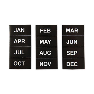 MasterVision Calendar Magnetic Tape, Bla