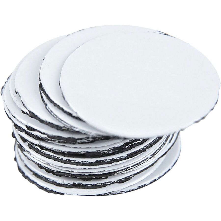 MAGNETS;CIRCLES;20PK;WH