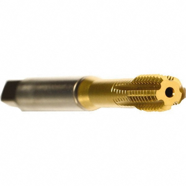 Thread Forming Tap: 1/4-20 UNC, 2BX Class of Fit, Modified Bottoming, Cobalt, TiN Coated