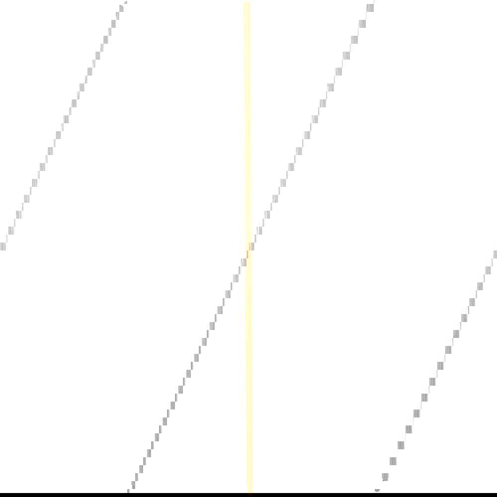 Threaded End Broom Handle, Lacquered Wood, 0.94