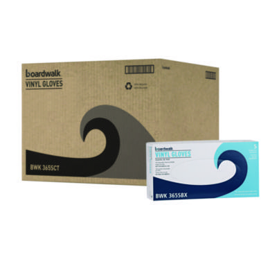 General Purpose Vinyl Gloves, Powder/Latex-Free, 2.6 mil, Small, Clear, 100/Box, 10 Boxes/Carton