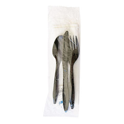 CUTLERY,250-6PC KITS,BK