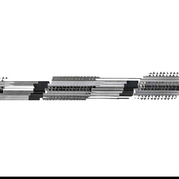 Straight Flute Tap: #2-56 UNC, 3 Flutes, Plug, 2B/3B Class of Fit, High Speed Steel, Bright/Uncoated