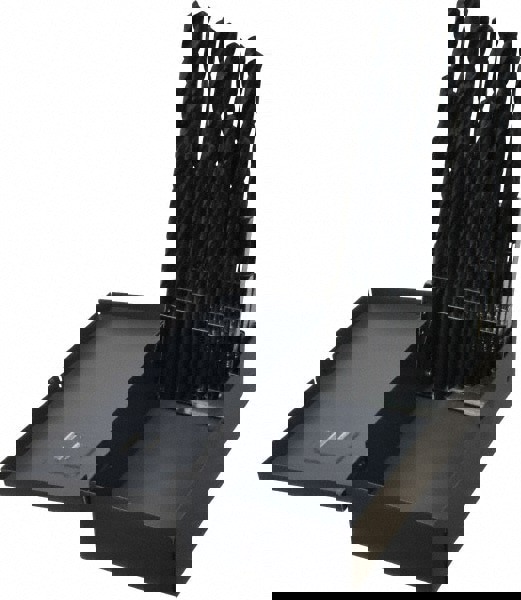 Drill Bit Set: Taper Length Drill Bits, 29 Pc, 118 °, High Speed Steel