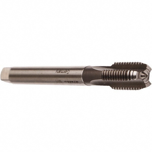 Standard Pipe Tap: 1/4-18, NPSF, Modified Bottoming, 4 Flutes, Cobalt, Bright/Uncoated