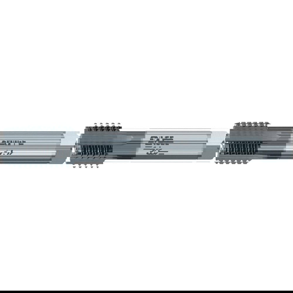 Straight Flute Tap: M18x1.50 Metric Fine, Bottoming, 6H Class of Fit, Powdered Metal, TiCN Coated