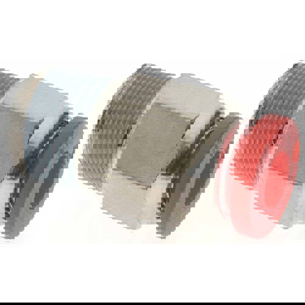 Push-To-Connect Tube to Male & Tube to Male BSPT Tube Fitting: ISO R Male Connector, Straight, 1/8