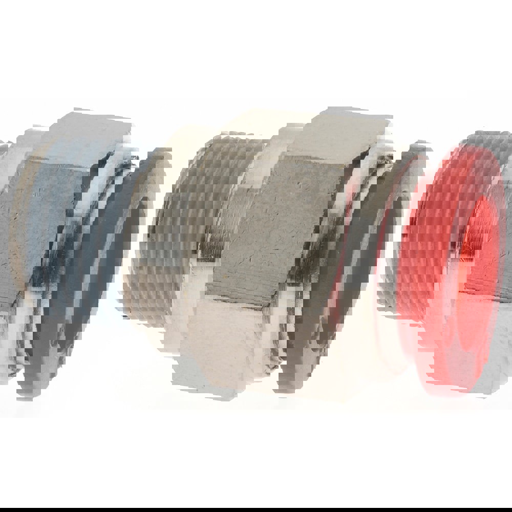 Push-To-Connect Tube to Male & Tube to Male BSPT Tube Fitting: ISO R Male Connector, Straight, 1/4