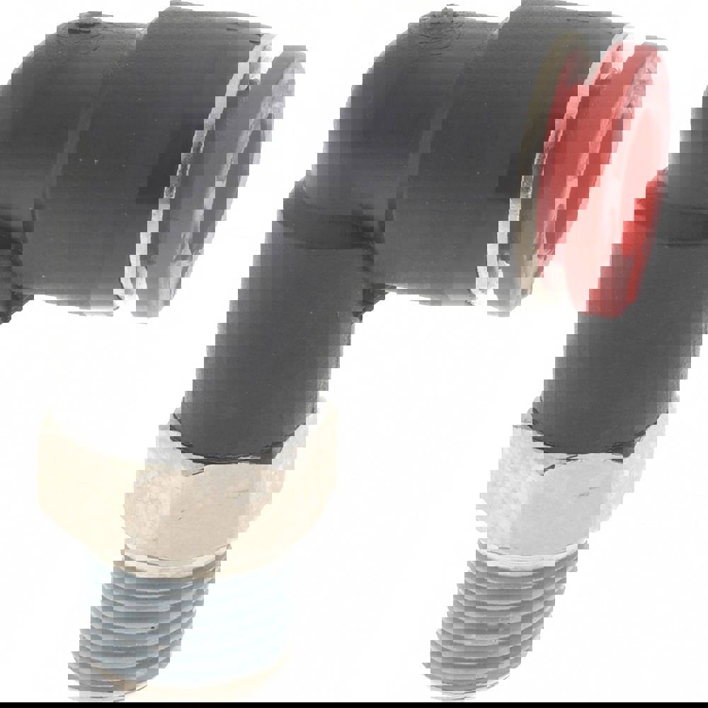 Push-To-Connect Tube to Male & Tube to Male BSPT Tube Fitting: 90 &deg; Swivel Elbow, 1/8