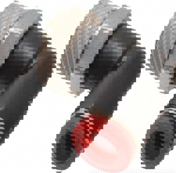 Push-To-Connect Tube to Male & Tube to Male BSPT Tube Fitting: 90 &deg; Swivel Elbow, 3/8