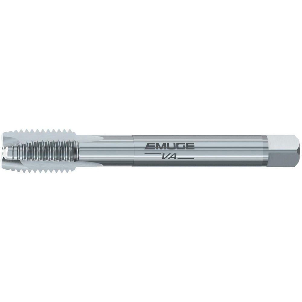 Spiral Point Tap: M12x1.5 Metric Fine, 3 Flutes, Plug Chamfer, 6G Class of Fit, High-Speed Steel-E, NT Coated