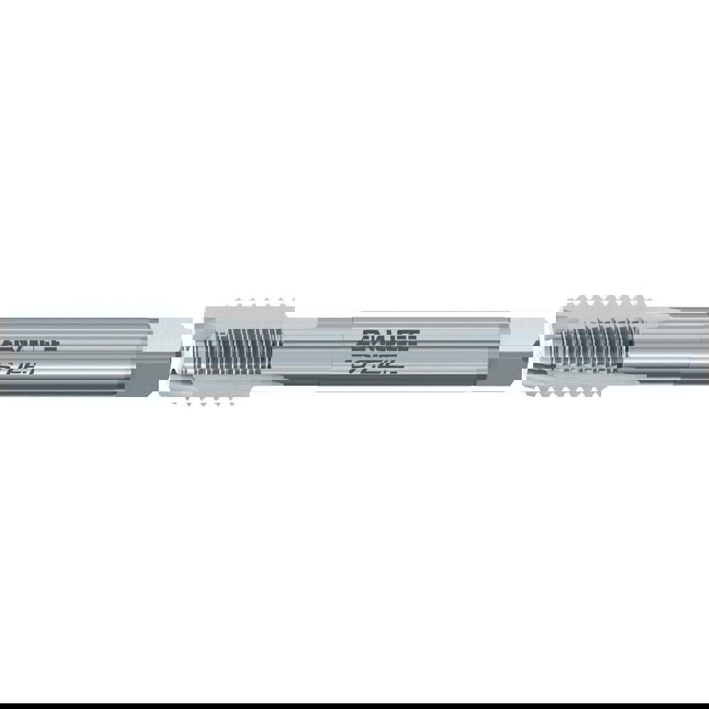 Spiral Point Tap: M16x2 Metric, 3 Flutes, Plug Chamfer, 2B Class of Fit, High-Speed Steel-E, Bright/Uncoated