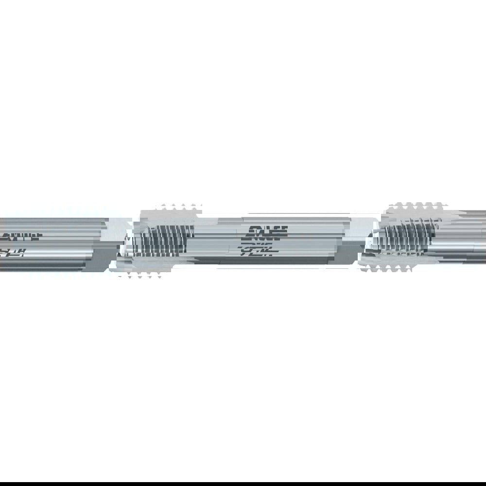 Spiral Point Tap: M48x1.5 Metric Fine, Plug Chamfer, 2B Class of Fit, High-Speed Steel-E, Bright/Uncoated