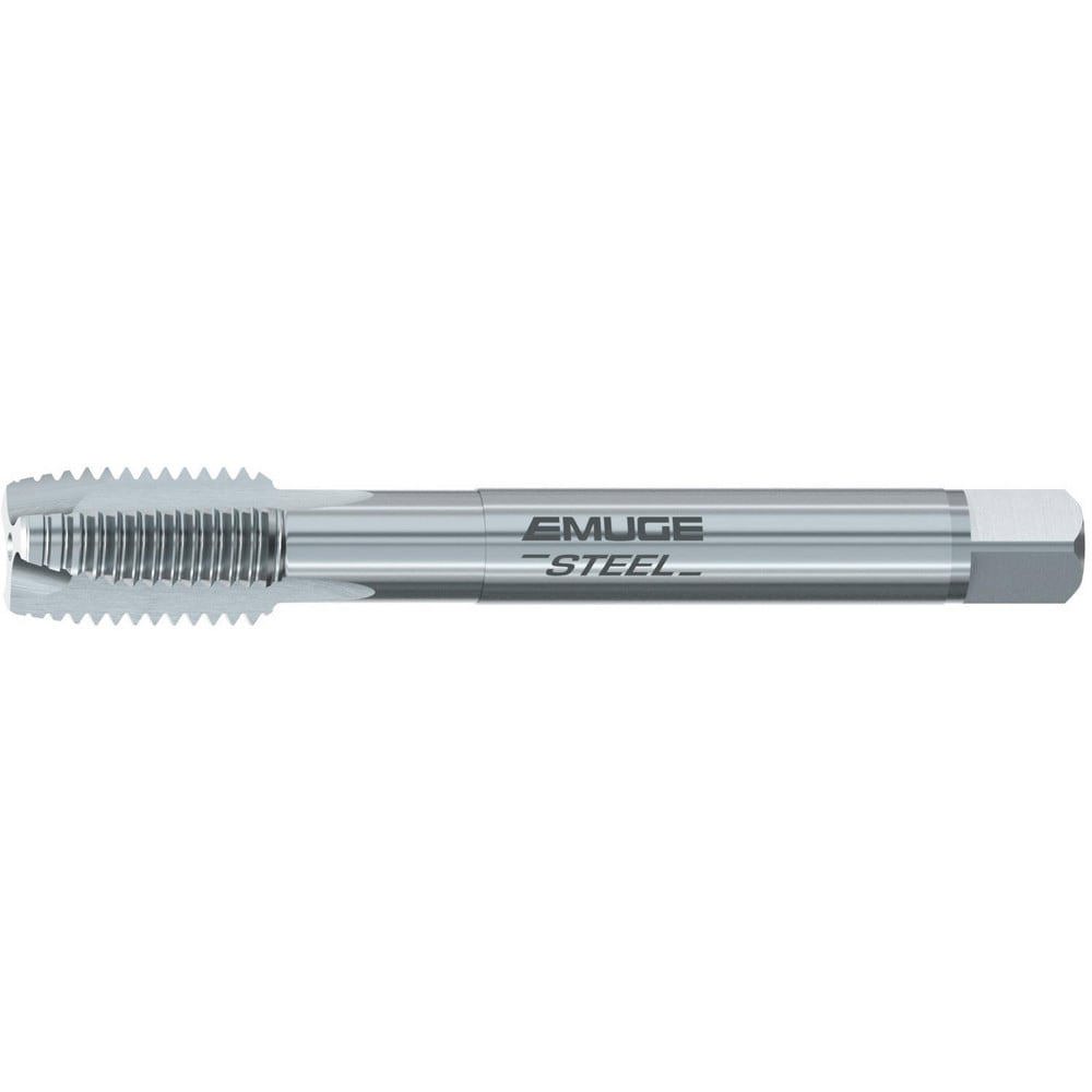 Spiral Point Tap: M12x1.75 Metric, 3 Flutes, Plug Chamfer, 6H Class of Fit, High-Speed Steel-E, Bright/Uncoated
