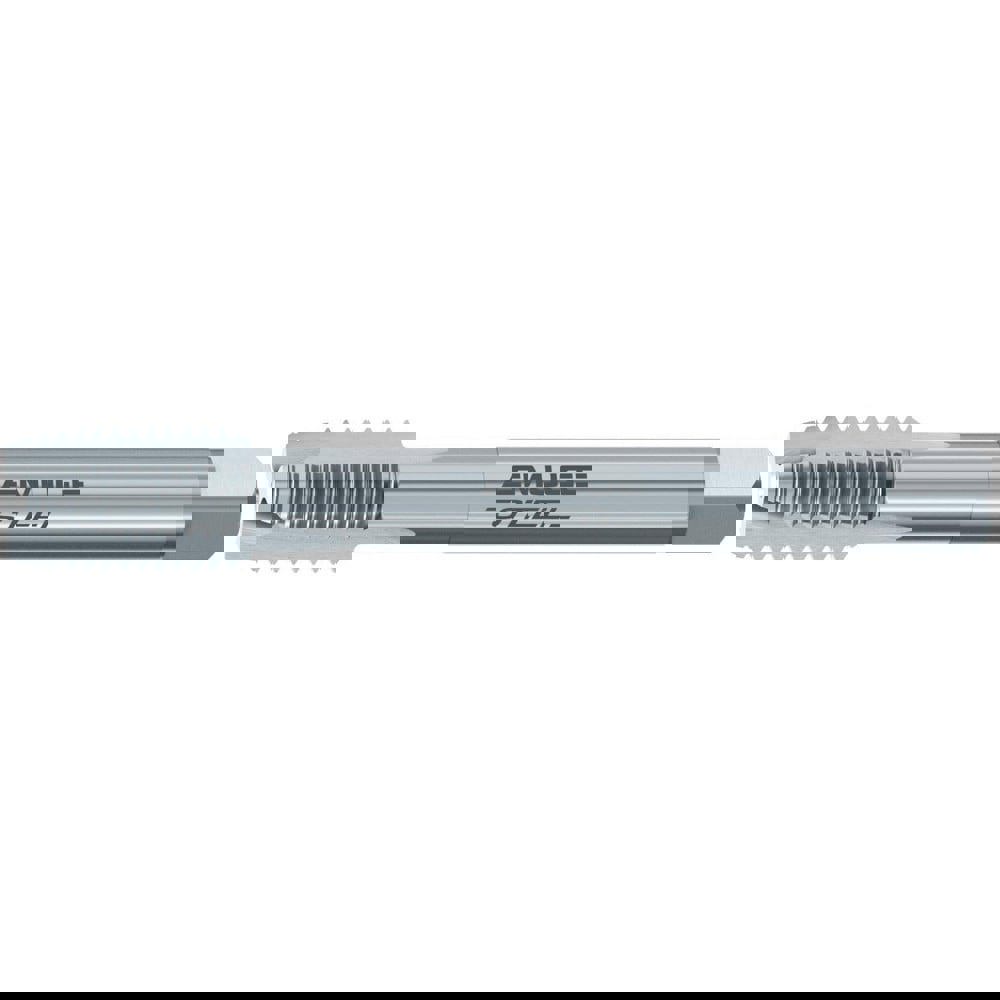 Spiral Point Tap: M8x1 Metric Fine, 3 Flutes, Plug Chamfer, 6H Class of Fit, High-Speed Steel-E, Bright/Uncoated