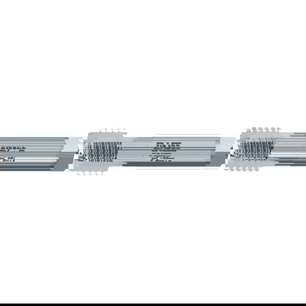 Spiral Point Tap: M18x1.5 Metric Fine, 4 Flutes, Plug Chamfer, 6H Class of Fit, High-Speed Steel-E, Bright/Uncoated