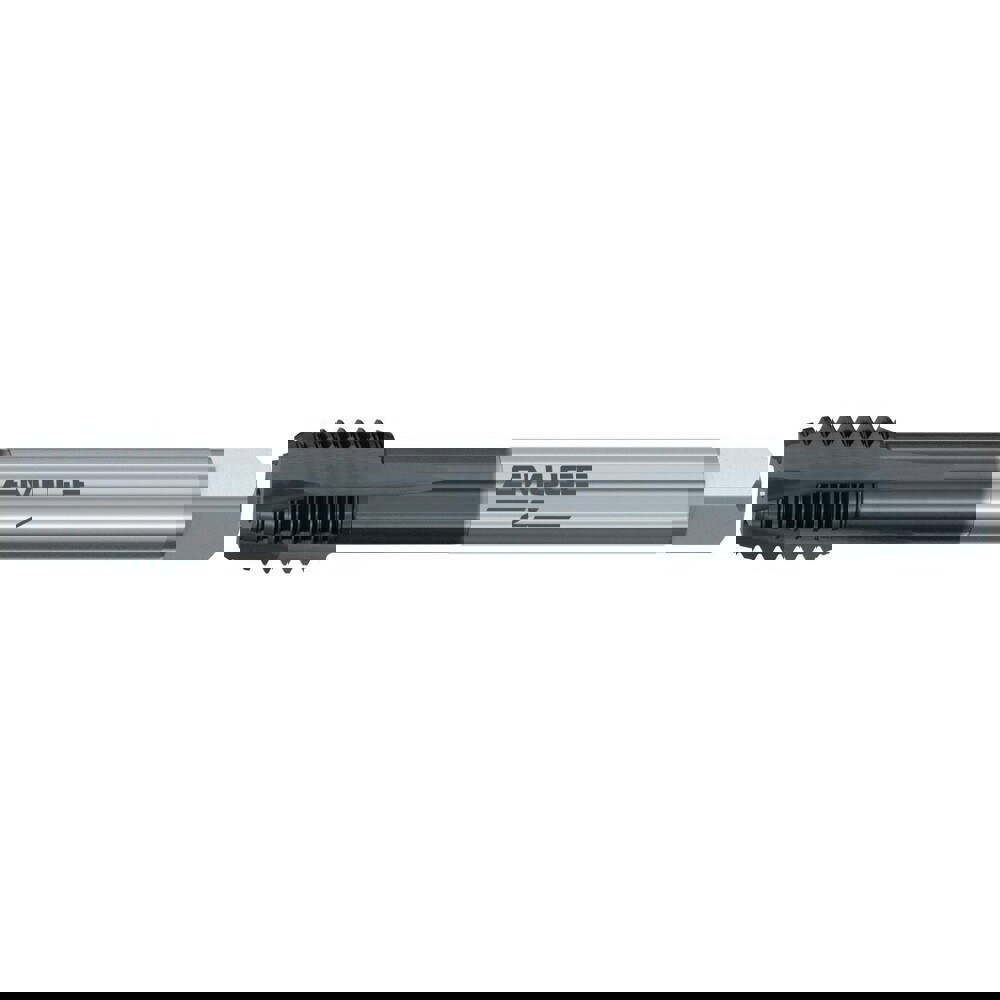 Spiral Point Tap: M12x1.5 Metric Fine, 4 Flutes, Plug Chamfer, 6HX Class of Fit, High-Speed Steel-E-PM, GLT-1 Coated