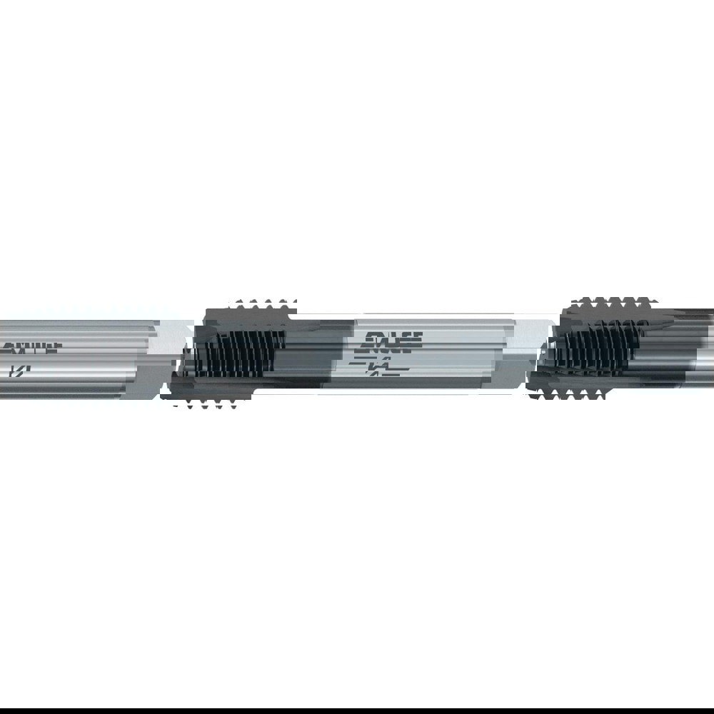 Spiral Point Tap: M48x5 Metric, 4 Flutes, Plug Chamfer, 6H Class of Fit, High-Speed Steel-E, GLT-1 Coated