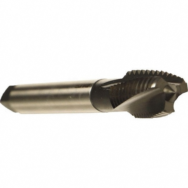 Spiral Flute Tap: M20 x 2.50, Metric, 3 Flute, Plug, 6HX Class of Fit, Cobalt, Oxide Finish