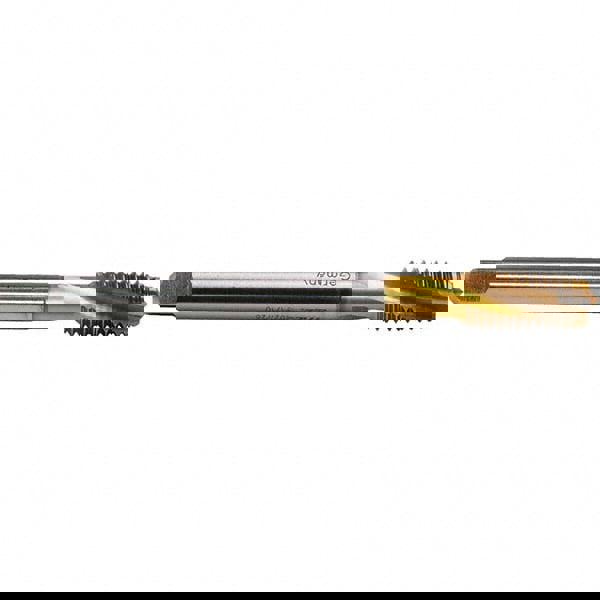 Spiral Flute Tap: M18x2.50 Metric, Modified Bottoming, 6H Class of Fit, HSS-E, TIN Coated