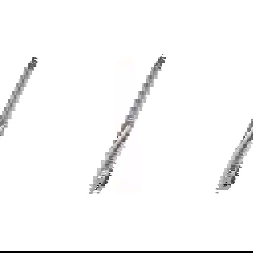 Spiral Flute Tap: M12x1.00 MF, 3 Flutes, Bottoming, 6H Class of Fit, Cobalt, Bright/Uncoated