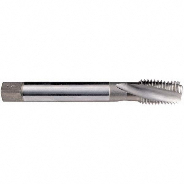 Spiral Flute Tap: 1/2-28 UNEF, 3 Flutes, 1.5-2P, 2B Class of Fit, HSS-E, Bright/Uncoated