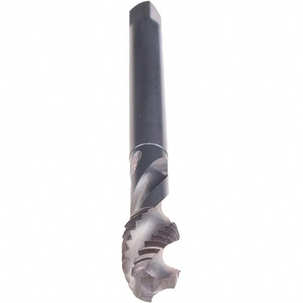 Spiral Flute Tap: M30x1.50 Metric Fine, 6 Flutes, Modified Bottoming, 6H Class of Fit, Cobalt, Oxide Coated