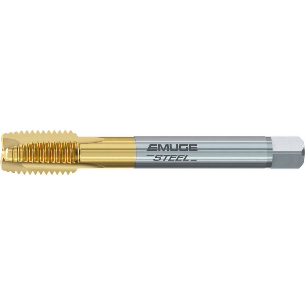 Spiral Flute Taps; Thread Size (mm): M12x1 ; Thread Standard: MF ; Chamfer: Bottoming ; Material: Cobalt ; Coating/Finish: TiN ; Coolant Through: No
