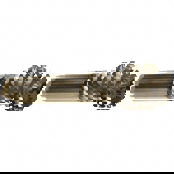 Spiral Flute Tap: M18x1.50 Metric Fine, 5 Flutes, Bottoming, 6H Class of Fit, Cobalt, GLT-1 Coated