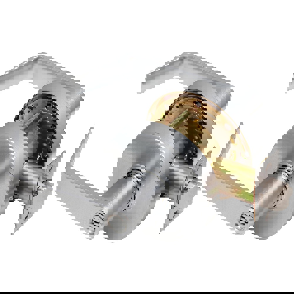 Lever Locksets; Lockset Type: Privacy ; Key Type: Keyed Different ; Back Set: 2-3/4 (Inch); Cylinder Type: Non-Keyed ; Material: Metal ; Door Thickness: 1-3/8 to 2