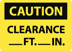 Accident Prevention Sign: Rectangle, 