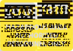 Security & Admittance Sign: Rectangle, 