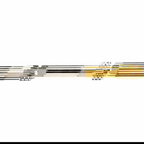 Spiral Flute Tap: M14x1.50 Metric Fine, Plug, 6HX Class of Fit, PM Cobalt, TIN Coated