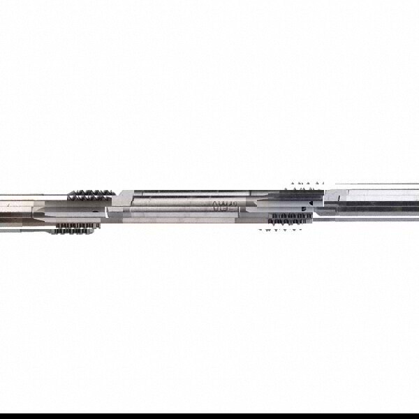 Spiral Point Tap: M14 x 1.5, Metric Fine, Bottoming, 6H, Cobalt, TiCN Finish