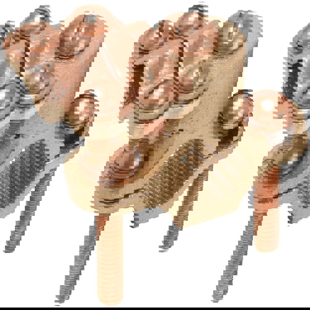 Grounding Clamps; Clamp Type: Grounding Clamp ; Compatible Rod Diameter (Inch): 3/8-1 ; Minimum Compatible Pipe Size (Inch): 1/2 ; Maximum Compatible Pipe Size (Inch): 1 ; Compatible Wire Size (AWG): 8-4/0 ; Overall Length (Decimal Inch): 2.65