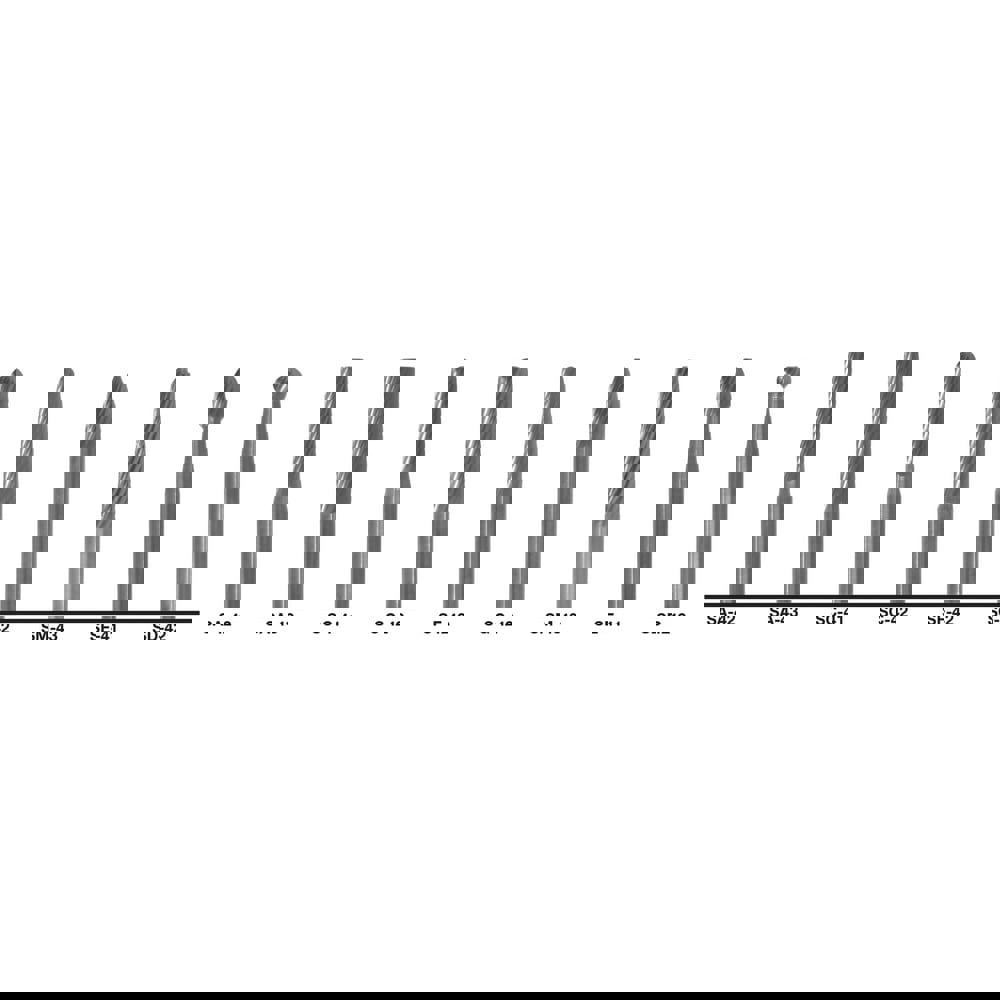 9PC Single Cut Bur Set