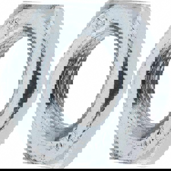 Hex Nut: M12 x 1.50, Grade 2H Steel, Zinc-Plated