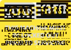 Accident Prevention Label: 