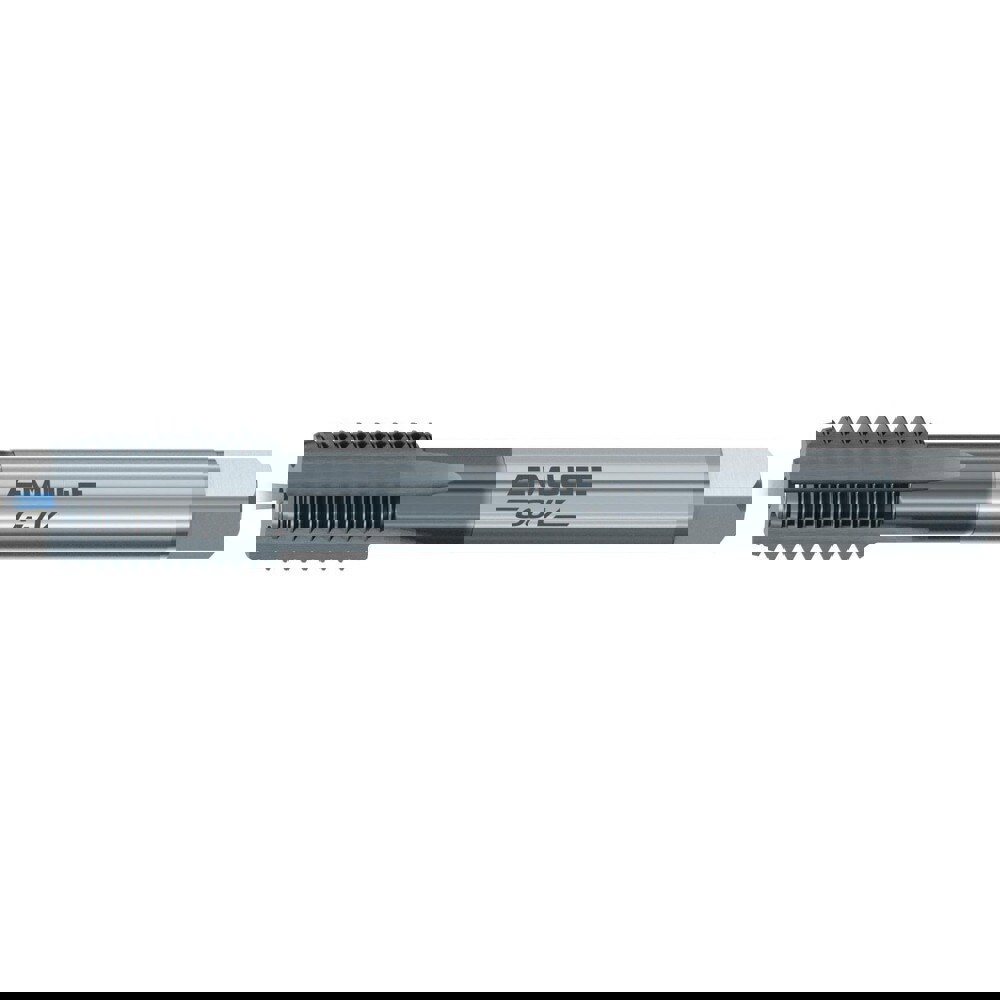 Straight Flute Tap: M16x2 Metric, 4 Flute, Bottoming Chamfer, Powdered Metal, TiCN Finish