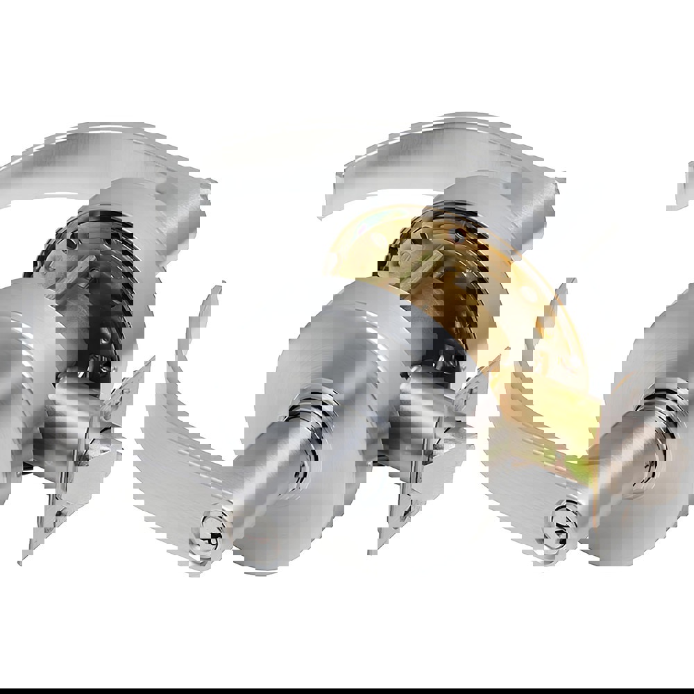 Lever Locksets; Lockset Type: Entrance ; Key Type: Keyed Different ; Back Set: 2-3/4 (Inch); Cylinder Type: Conventional ; Material: Metal ; Door Thickness: 1-3/8 to 1/3-4