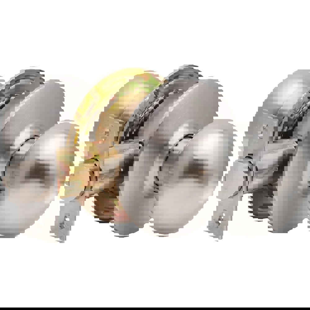 Knob Locksets; Type: Passage ; Key Type: Keyed Different ; Material: Metal ; Finish/Coating: Satin Stainless Steel ; Compatible Door Thickness: 1-3/8