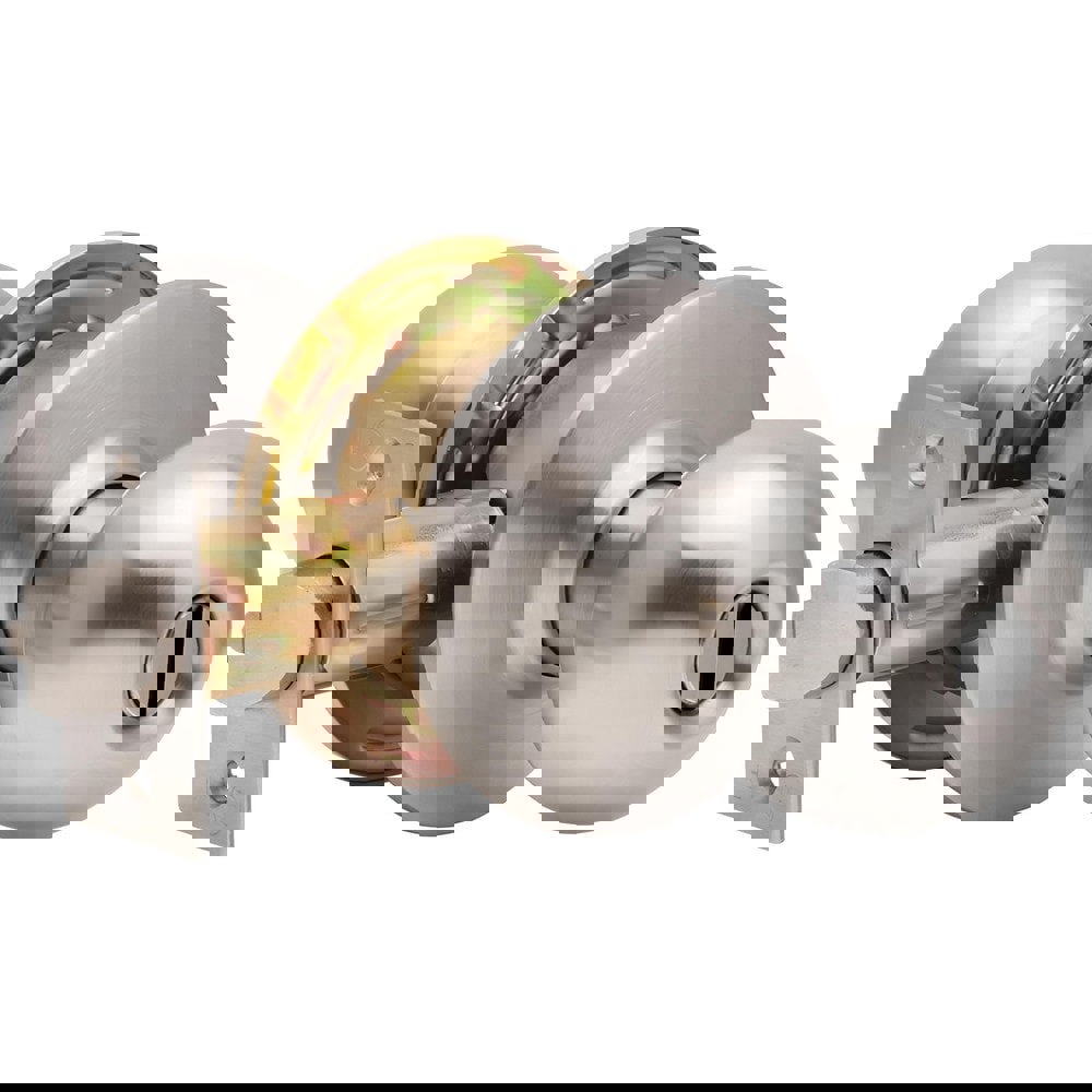 Knob Locksets; Type: Privacy ; Key Type: Keyed Different ; Material: Metal ; Finish/Coating: Satin Stainless Steel ; Compatible Door Thickness: 1-3/8