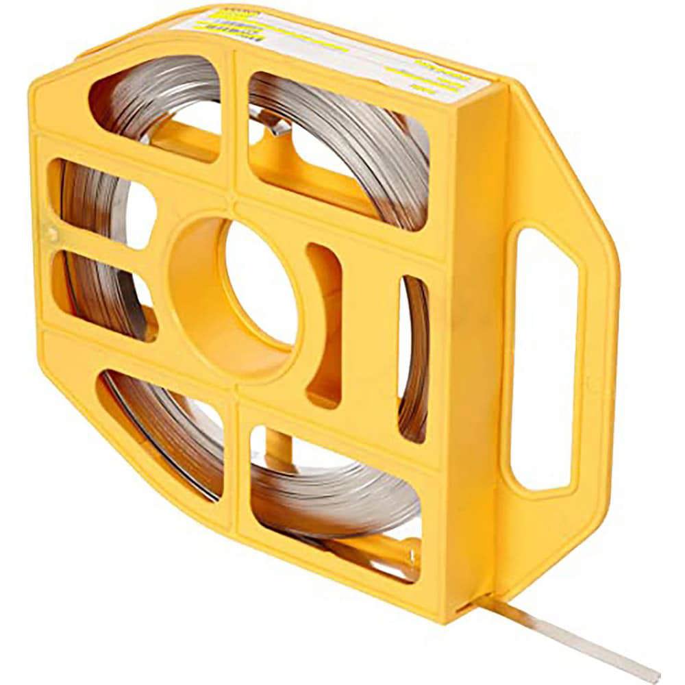 Band Clamps; Clamp Type: Banding Strap Roll ; Material: Stainless Steel ; Number of Pieces: 1 ; Material Grade: 201 ; Includes: Yellow Tote 100/Roll ; System Of Measurement: Decimal Inch